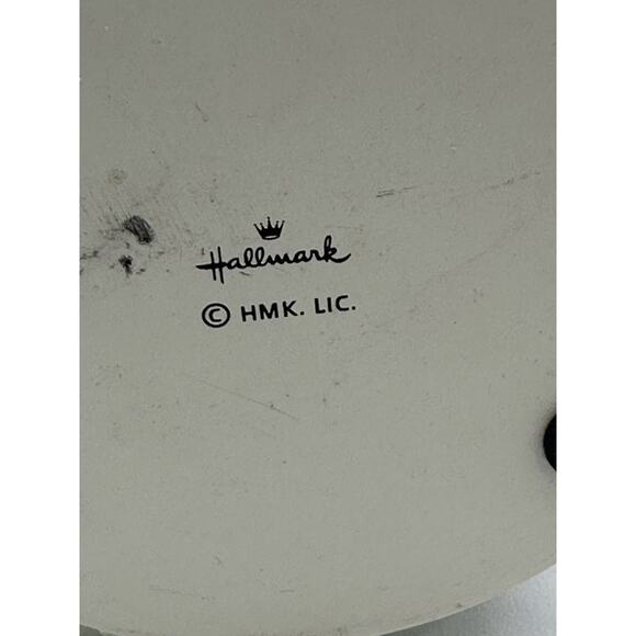 Snowglobe Snow Globe Bunny Bird House Magnolia Marjolean Bastin 4" Hallmark EUC - Picture 10 of 11